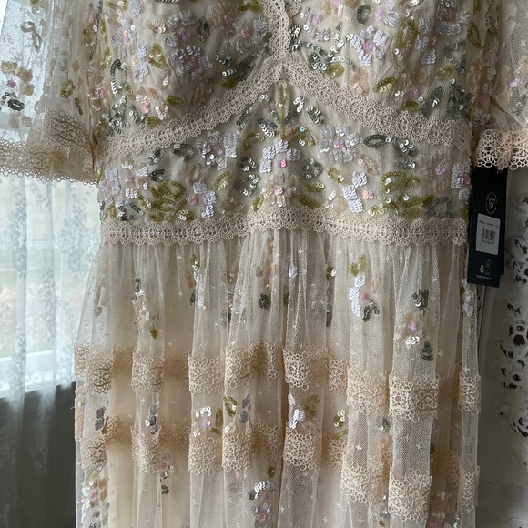 Beautiful Sequin Party Dress by Needle and Thread, New with Tags - Picture 2 of 5